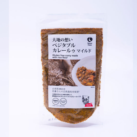 Earth's Feelings Rice Flour Curry Roux (Mild)