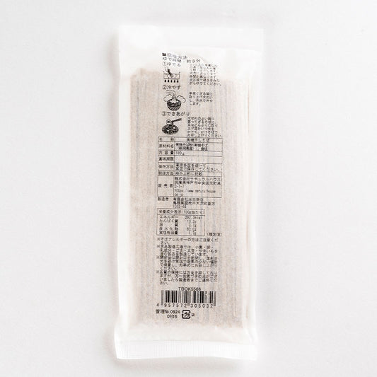 NH有機十割そば(乾麺)180g