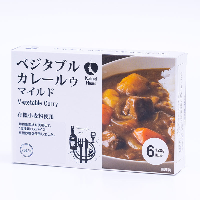 【入荷未定、センター在庫0】カレールゥマイルド 有機小麦使用