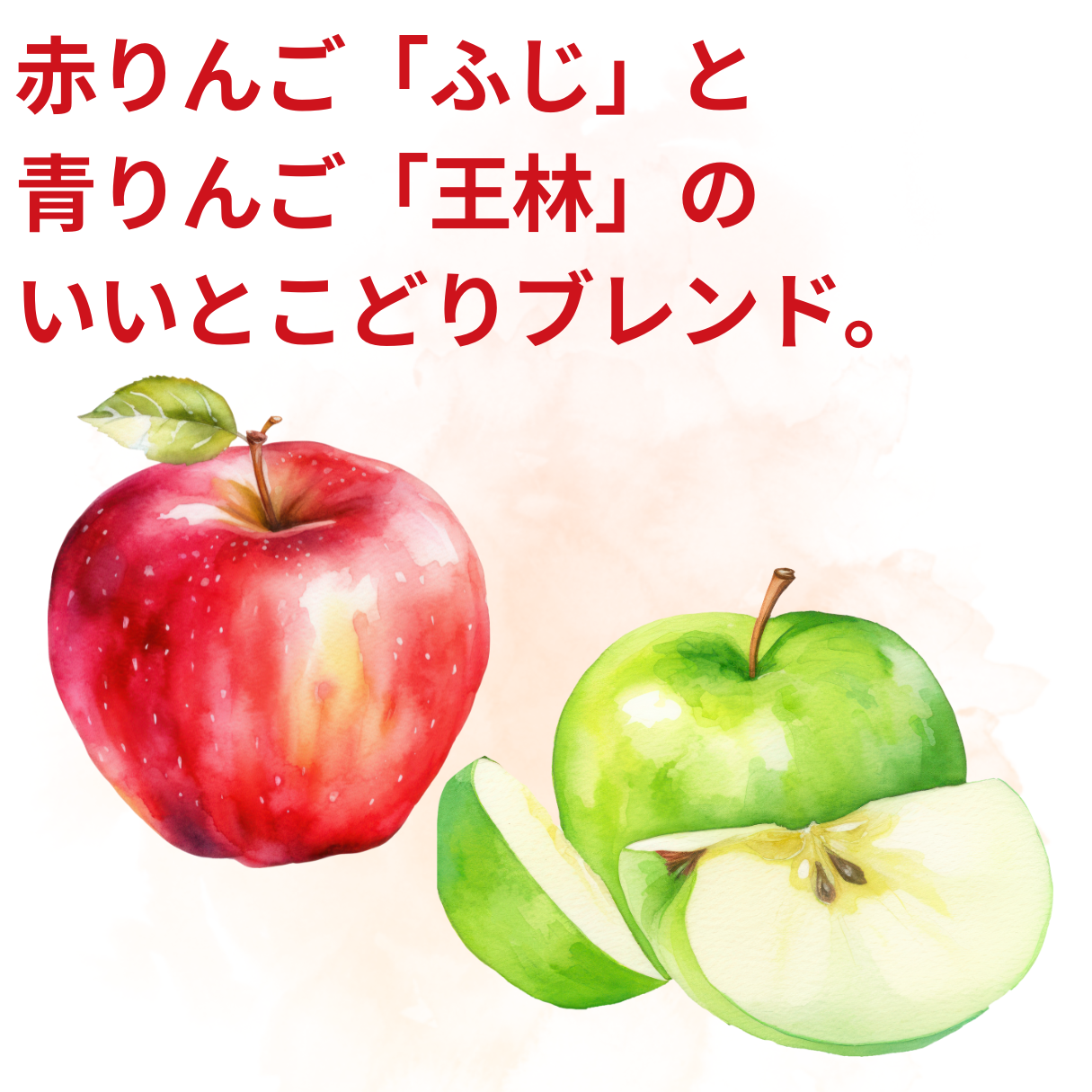 Hirai's additive-free apple juice 1L (3 bottles assortment) (98008)