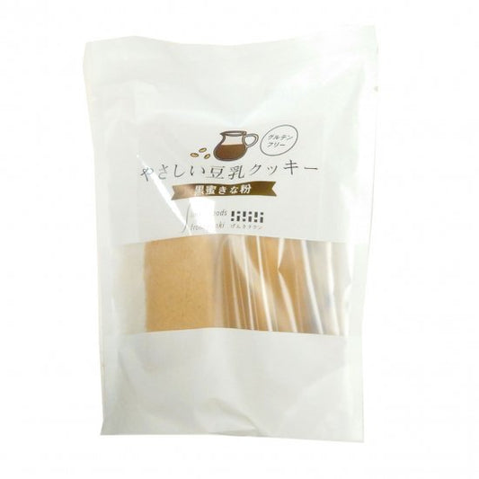 Gentle soy milk cookies with brown sugar and soybean flour