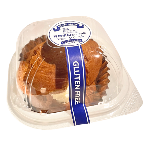 【冷蔵】有機米粉をつかったシュークリーム(水・土のみ入荷)