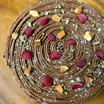 【冷凍】グルテンフリーヴィーガン クリスマスショコラケーキ (12月11日受注締切)