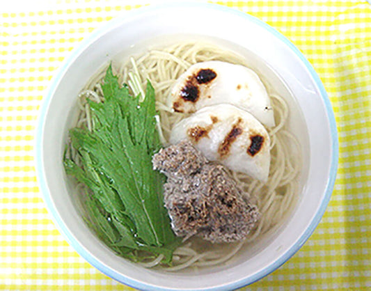 Cold noodles that go well with noodle soup