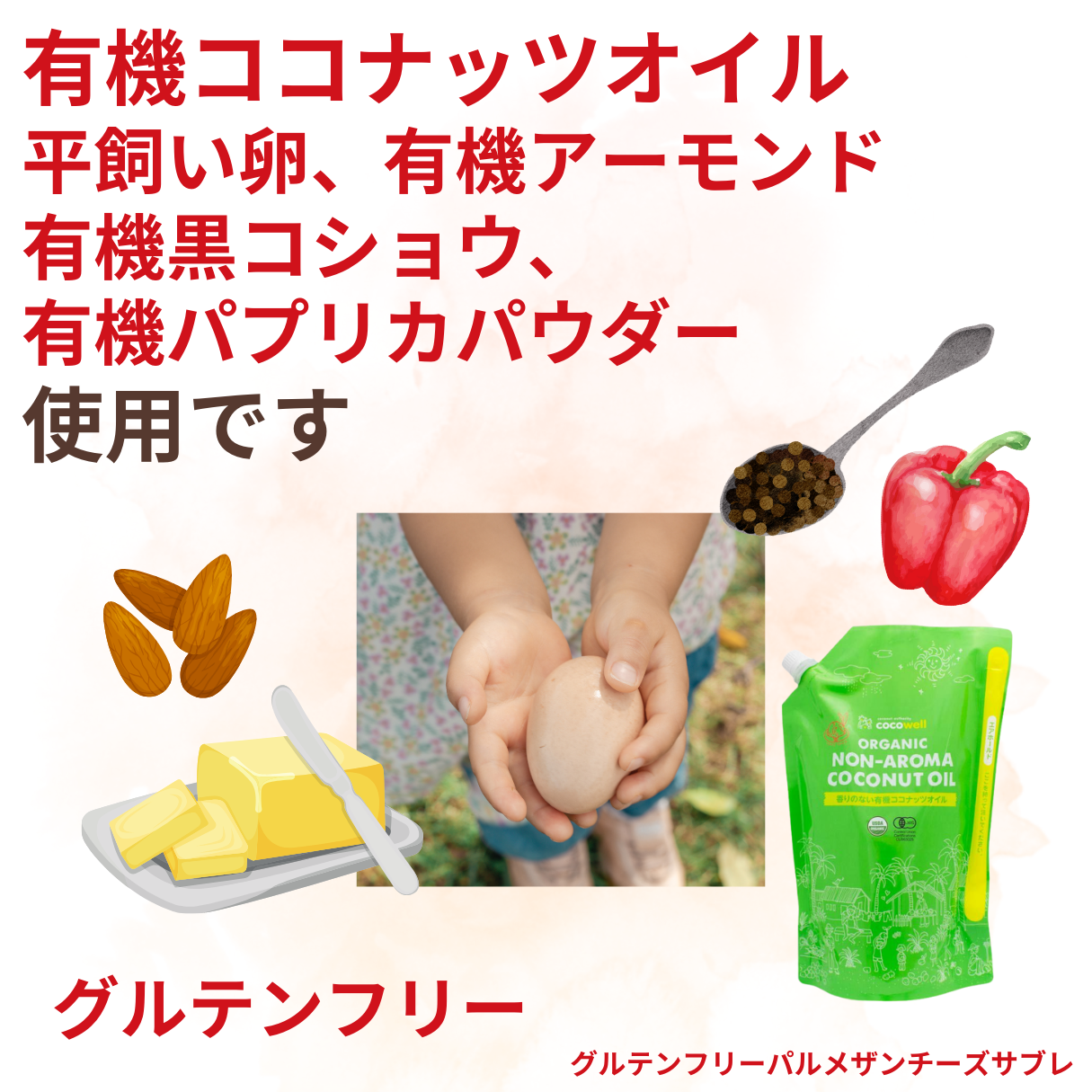 NHグルテンフリーパルメザンチーズサブレ(Lagomラーゴム)