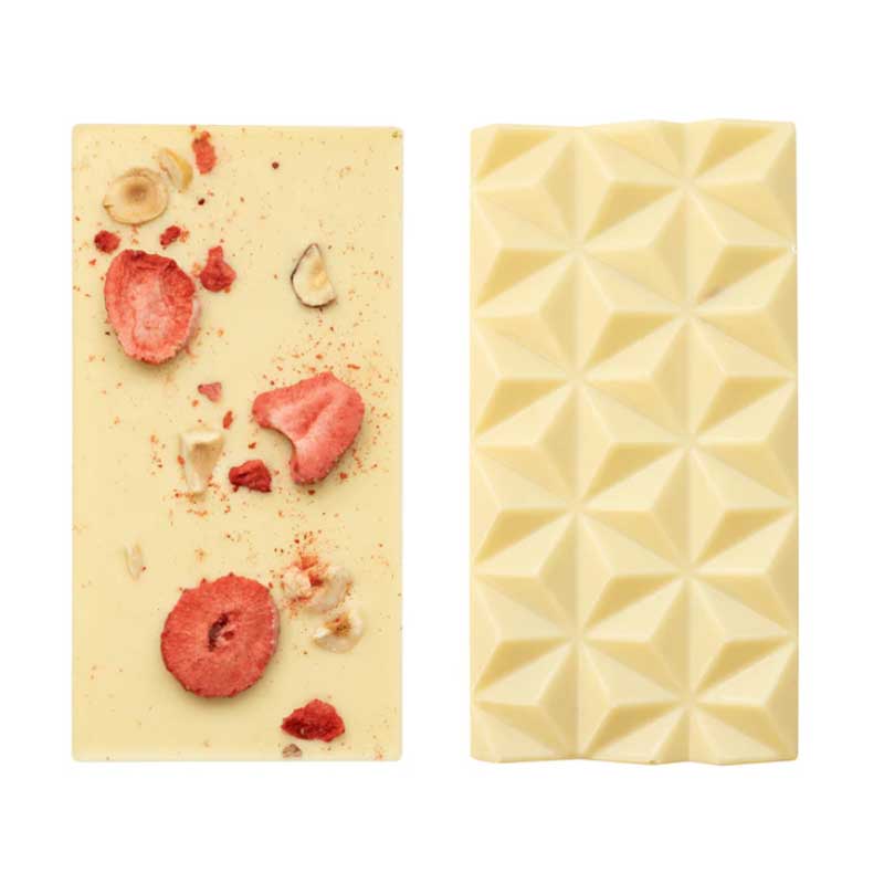 ヴァンヴリット オーガニックチョコレートタブレット(ストロベリー&ヘーゼルナッツ)