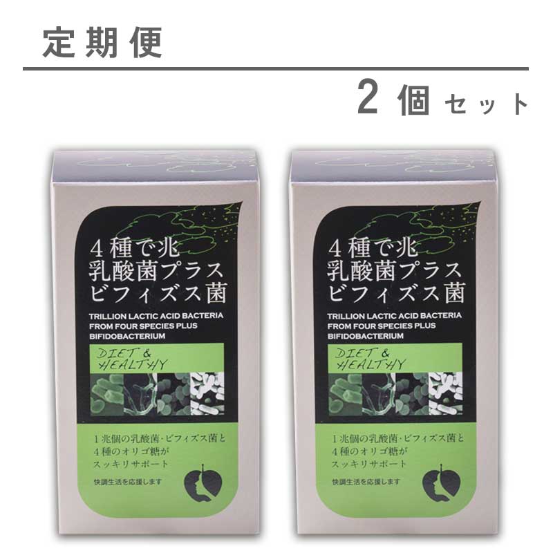 【定期便】4種で兆乳酸菌プラスビフィズス菌2個
