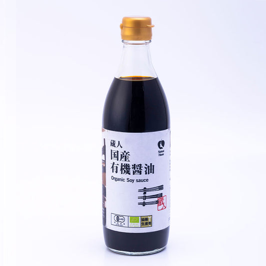 蔵人 国産有機醤油　500ml