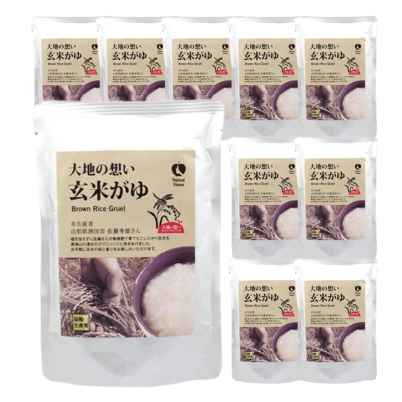 NH Sato's Koshihikari brown rice porridge 