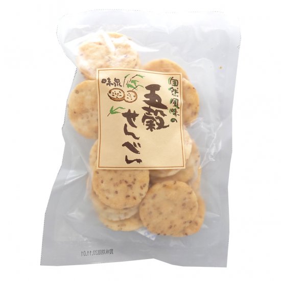 Five grain rice crackers 