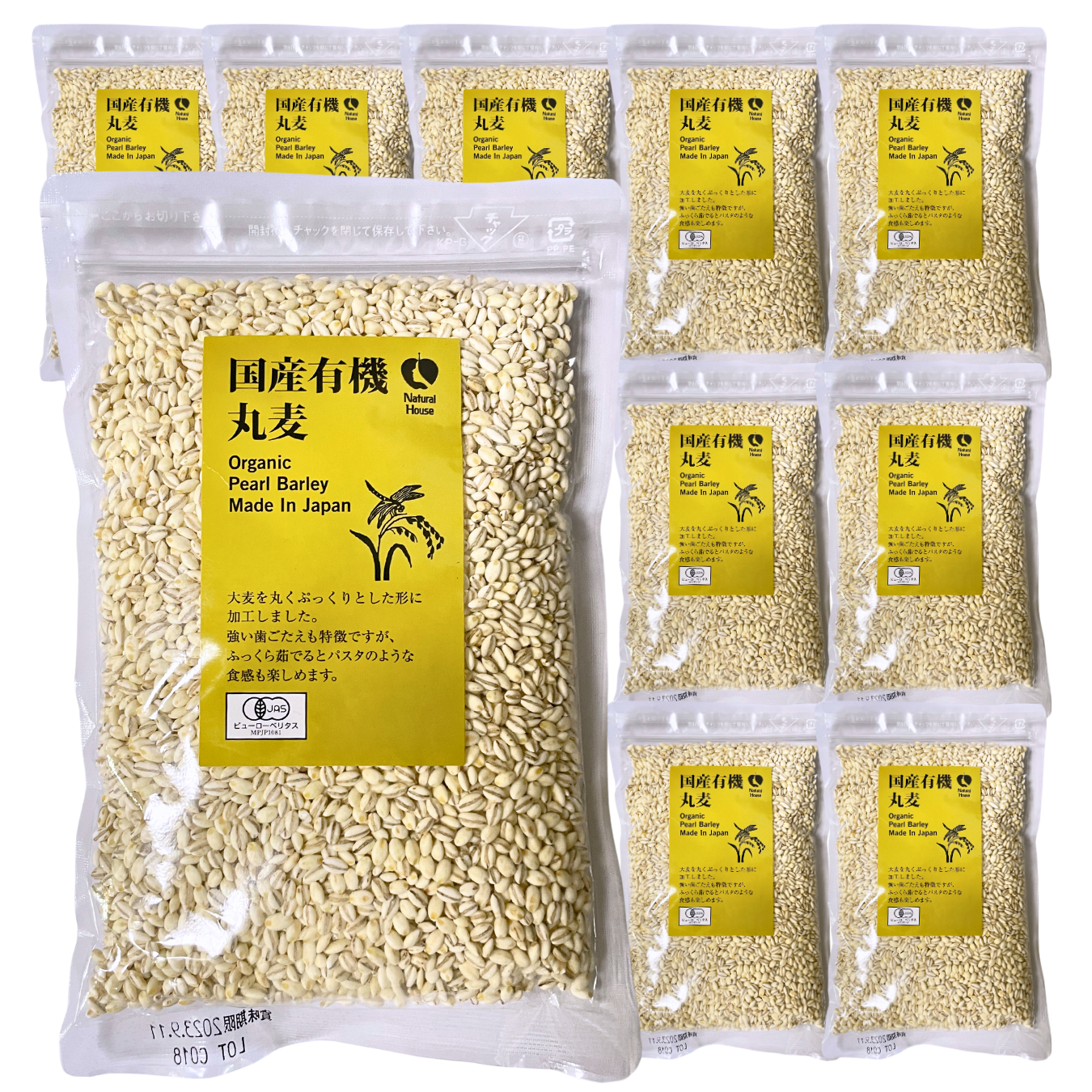 NH Organic Whole Barley 