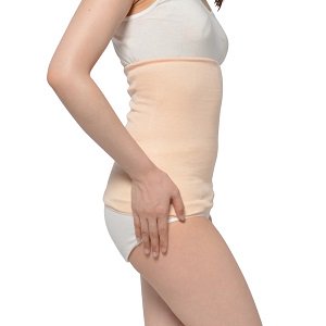 Live Cotton Silk Inner Belly Warmer (Off-White) 