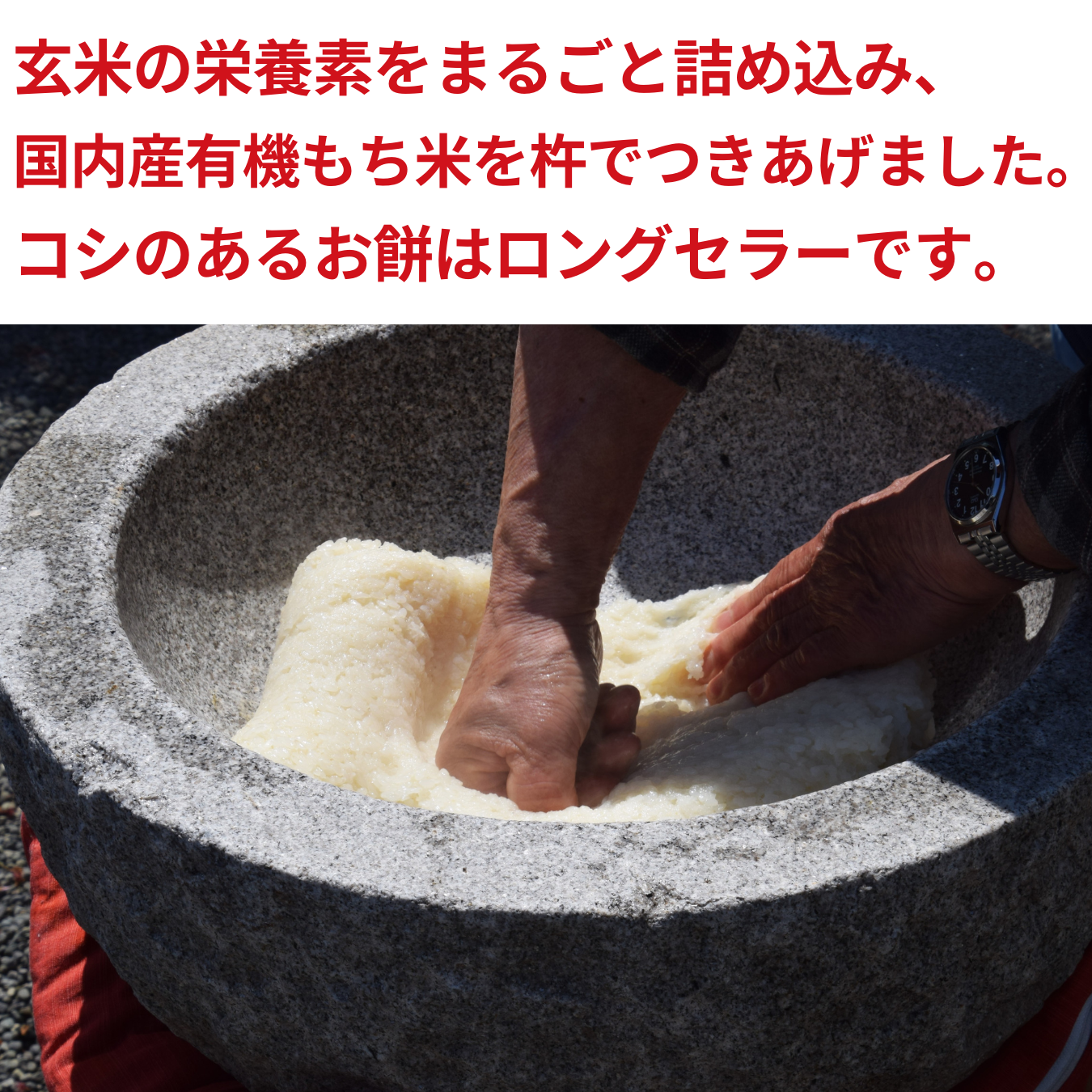 NH Domestic Organic Brown Rice Mochi