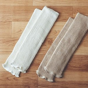 Live Cotton Organic Cotton Double Woven Leg Warmers (Loose Fit) OC Brown 