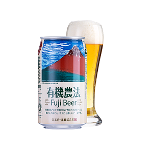 Organic Fuji Beer (can) 350ml 