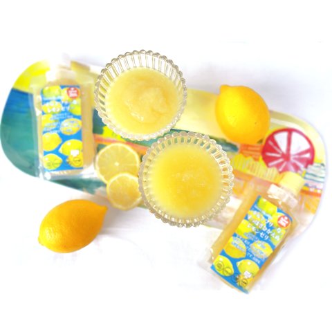 "Guilt-free" mildly sour lemon jelly 