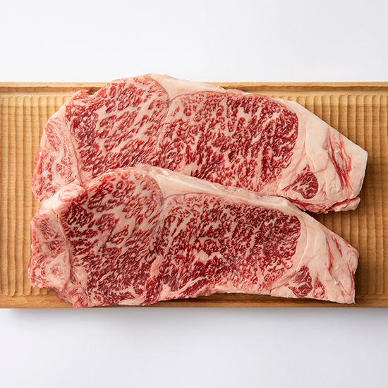 【冷凍】	米沢牛サーロインステーキ用 360g(180g×2枚)