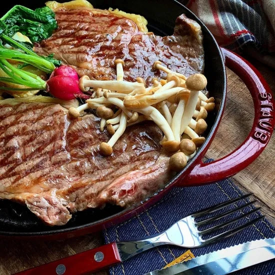 【冷凍】	米沢牛サーロインステーキ用 360g(180g×2枚)