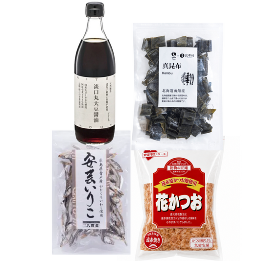 【手作りセット（調味料）】伝統調味料を使うだしセット