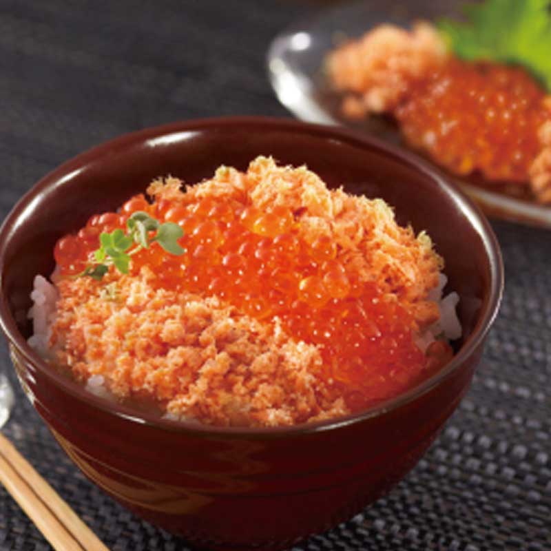 【冷凍】いくらと秋鮭ほぐし身詰合せ 74003