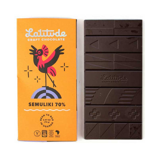 [アフリカンテーブル]ラティテュードクラフトチョコレート　ダーク70%　SEMULIKI/セムリキ